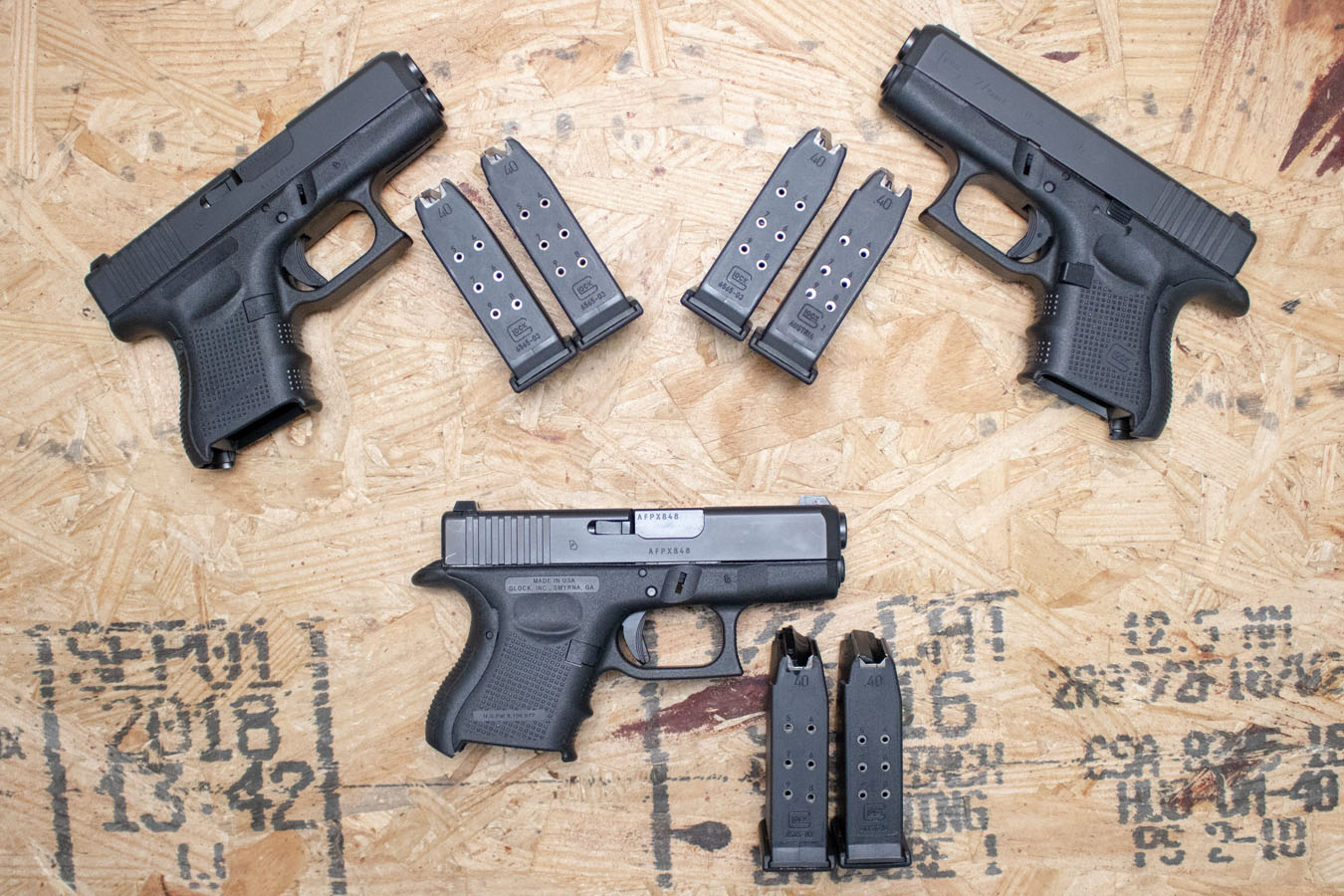 GLOCK 27 Gen4 40 S&W Police Trade-ins (Very Good Condition)